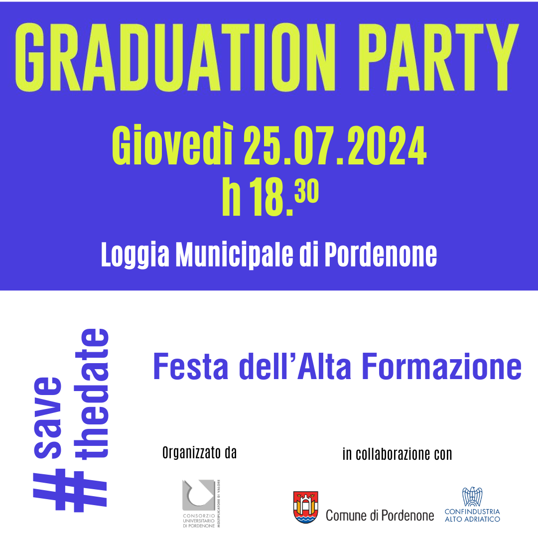 GRADUATION PARTY Polo Universitario di Pordenone